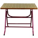 Folding Table 3 X 2 Ft Steel Frame Wooden Top