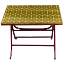 Folding Table 3 X 2 Ft Steel Frame Wooden Top