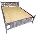 Digital Steel Cot Queen Size UV Printed  5 x 6 ¼ Ft (60" x 75")