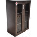 Odhi Brand - Wooden File Storage KFS104 4X2.5x1.5 Book Shelf with Glass Door