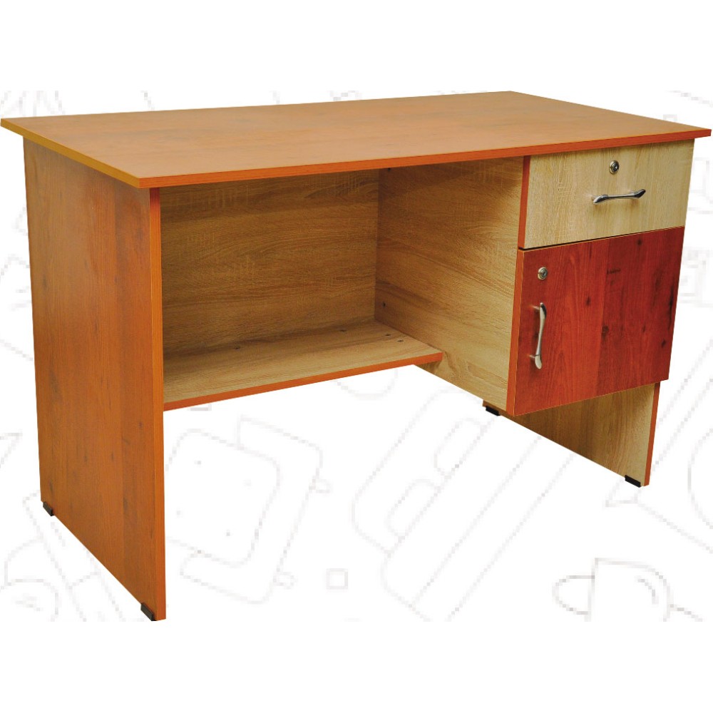 Odhi Brand - Wooden Office Table KOT002 4ft x2 Normal Vista Box