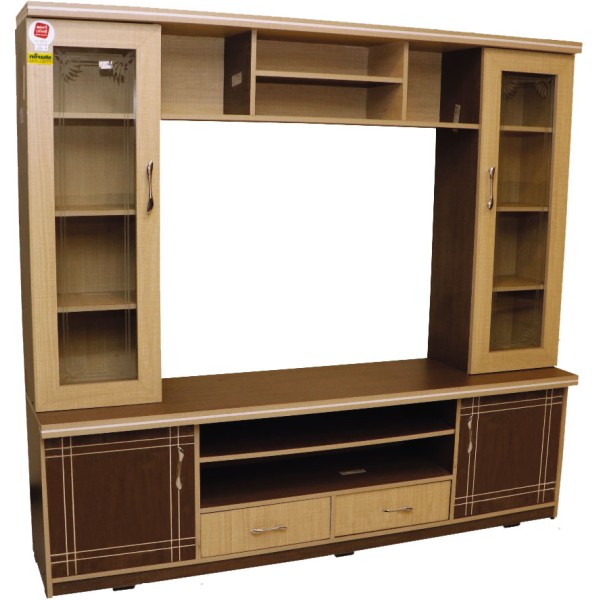 Odhi Brand - Wooden TV Wall Unit KTVU406 H Elite Without Back Board 6ft