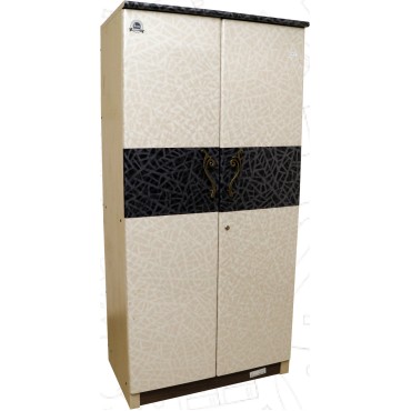 Odhi Brand- Kavery Wooden Wardrobe KWR220 2 Door Hi Glossy 21 (Back 17mm)