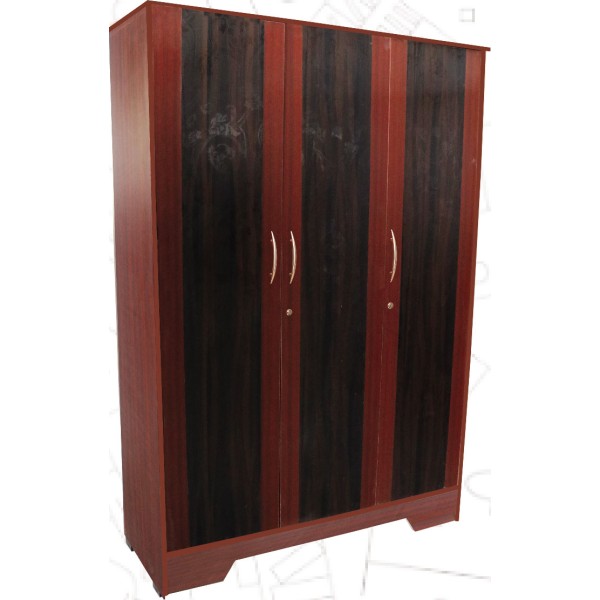 Odhi Brand-Kavery  Wooden Wardrobe KWR329 3 Door Metro Drawer (18inch /8mm)