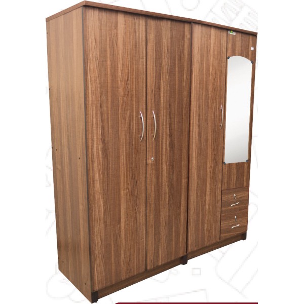 Odhi Brand-Kavery  Wooden Wardrobe KWR403 4 Door Normal Dressing 21 (Back 17mm)