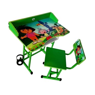 Kids Study Table Dora Green for 3 - 9 years Girls
