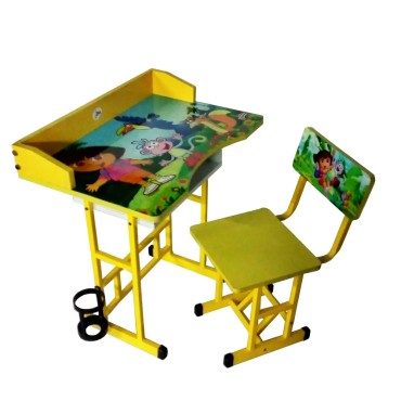 Kids Study Table Dora Yellow for 3 - 9 years Girls