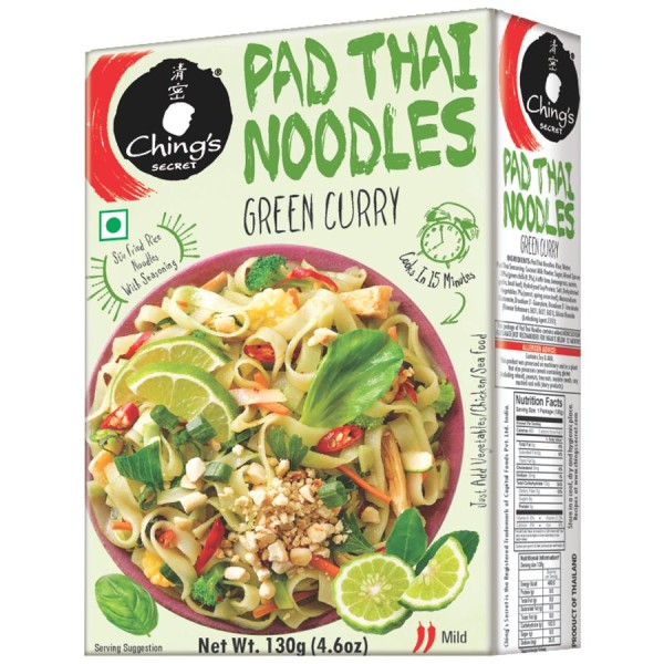 Chings Pad Thai Noodles-Green Curry 130g