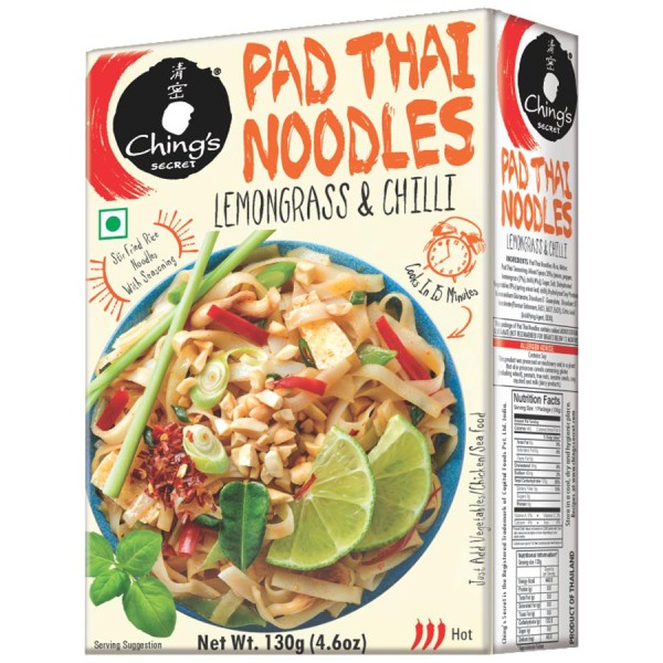 Chings Pad Thai Noodles - Lemongrass And Chilli 130g