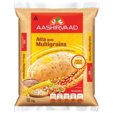 Aashirvaad Multigrains Atta Flour 10kg