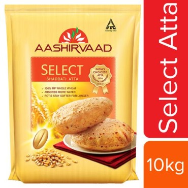 Aashirvaad Select Sharbati Atta Flour 10kg