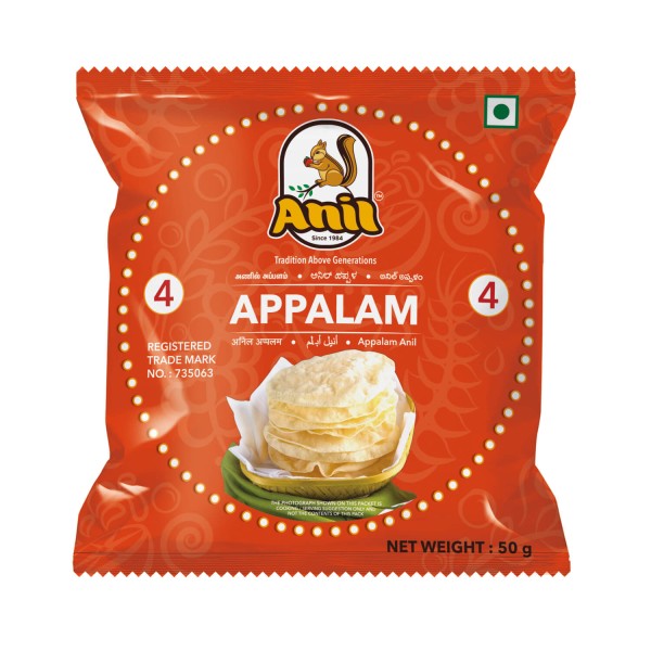 Anil Appalam 4NO 50grams