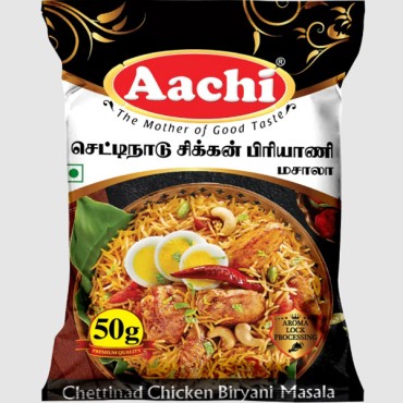 Aachi Chettinad Chicken Biryani Masala 50g