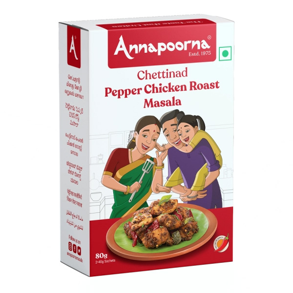 Annapoorna Chettinad Pepper Chicken Roast 80g