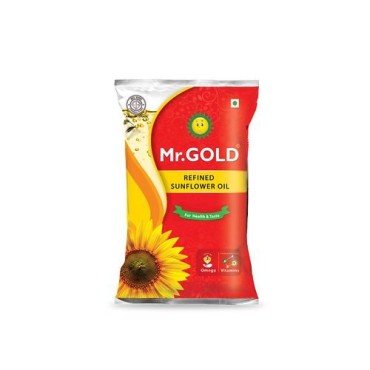 Mr. Gold Refined Sunflower Oil 1litre Pouch