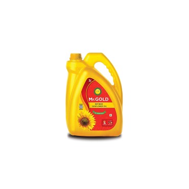 Mr. Gold Refined Sunflower Oil 3litre Can