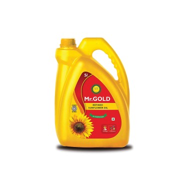 Mr. Gold Refined Sunflower Oil 5litre Can