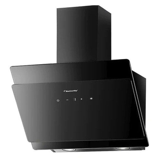 Butterfly Aura 60 Wall Mounted Chimney Black