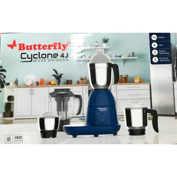 Butterfly Cyclone Mixer Grinder 4 Jars