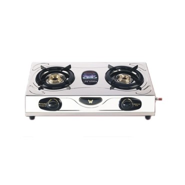 Butterfly Friendly 2 burner Gas stove with Stainless Steel Manual Gas Stove
