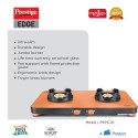 Prestige Edge Gas Table PEPS 02 - Pastel Gas Stove