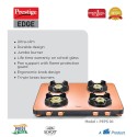 Prestige Edge Gas Table PEPS 04 - Pastel Gas Stove