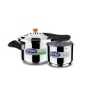 Ultra DuraCook Diet Cooker (3L) Induction Bottom Pressure Cooker  (Stainless Steel)