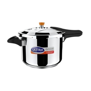 Ultra DuraCook (6.5L) Induction Bottom Pressure Cooker  (Stainless Steel)