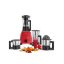 Ultra Topp+ Liquidizer 750W Mixer Grinder with 3 Jars(Red)
