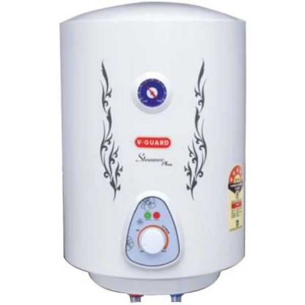 V-Guard Water Heater Steamer Plus MSV 100litre White