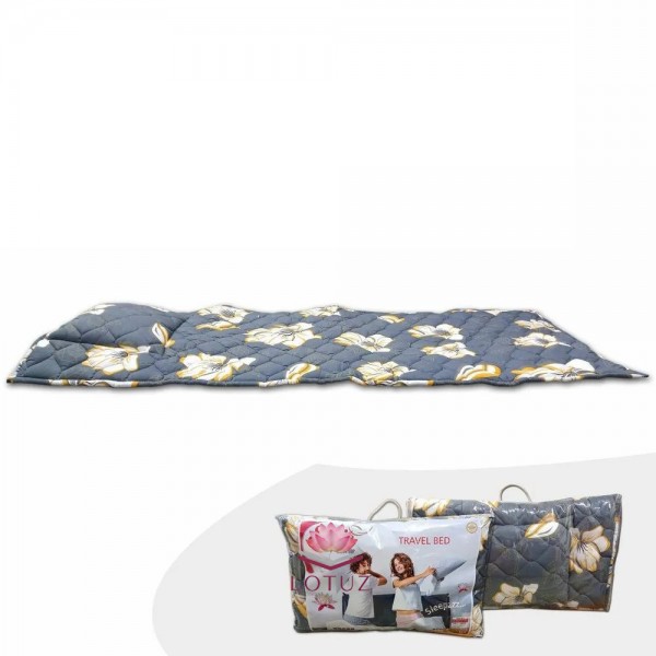 Travel Bed Foldable Poly Wadding Cotton 72 x 30 x 1 Inch