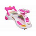Twist and Swing Magic Car for Kids with Lights and Musical Rhymes- avenger dx (pink)
