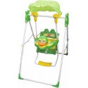 Musical Daizy Swing for Kids - Baby Swing with Stand and Metal Body Frame - Perfect for Indoor and Outdoor - for Boys and Girls (green)