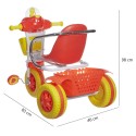 Funride Rapid dx tricycle for kids (Red)