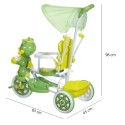Funride Falcon dx Kids Musical Tricycle with Canopy (Green)