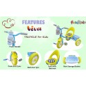 Funride viva tricycle for kids (Green)