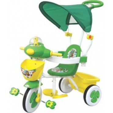 Funride Honeybee tricycle with canopy for kids (Green)