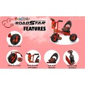 Funride roadstar tricycle for kids (Red)