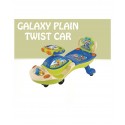 Twist and Swing Magic Car for Kids with double music and lights- galaxy dx (green)