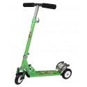 Storm Three Wheel Foldable Kick Scooters for Boys and Girls (Green)
