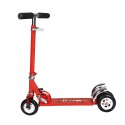 Storm Three Wheel Foldable Kick Scooters for Boys and Girls (red)