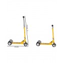 Storm Three Wheel Foldable Kick Scooters for Boys and Girls (yellow)